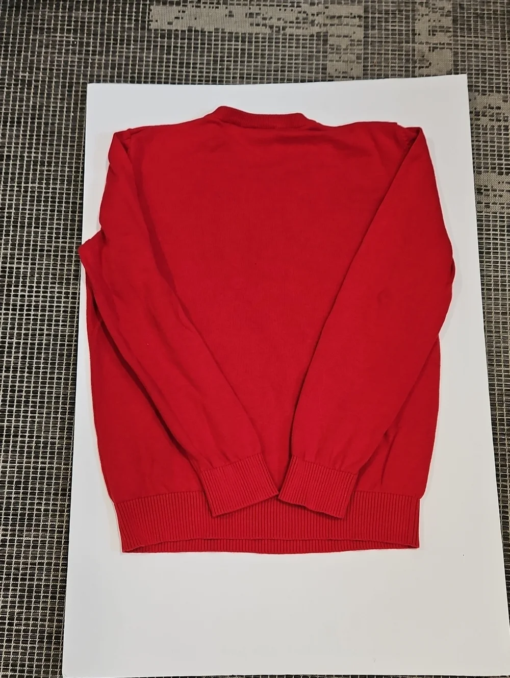 The Children's Place Kids Bright Red V-Neck Sweater. Size L (10/12). 100% Cotton